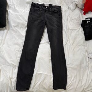 Frame Denim Women's Charcoal Skinny Jeans